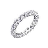 CUBIC RING IN SILVER